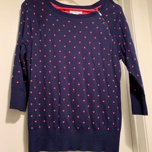 Polka dot cozy shirt